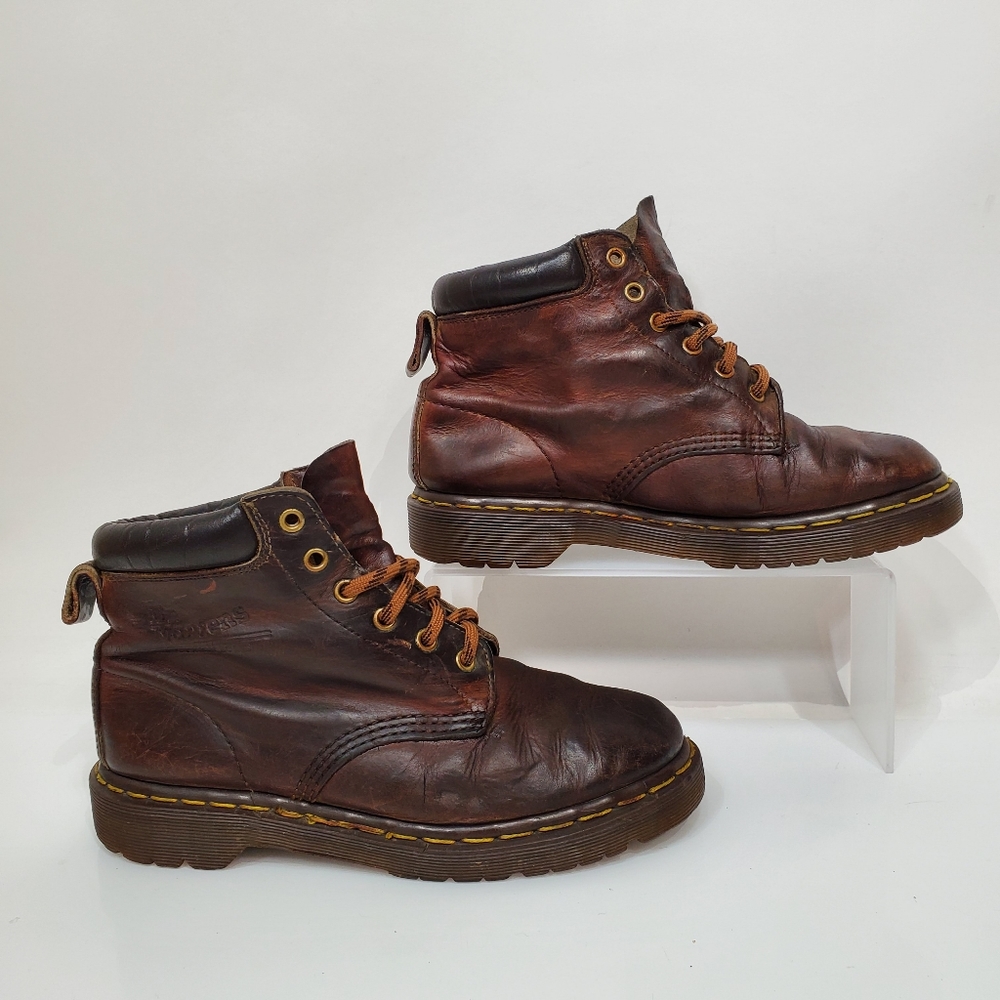 Doc Martens Made In England Brown Leather Boots